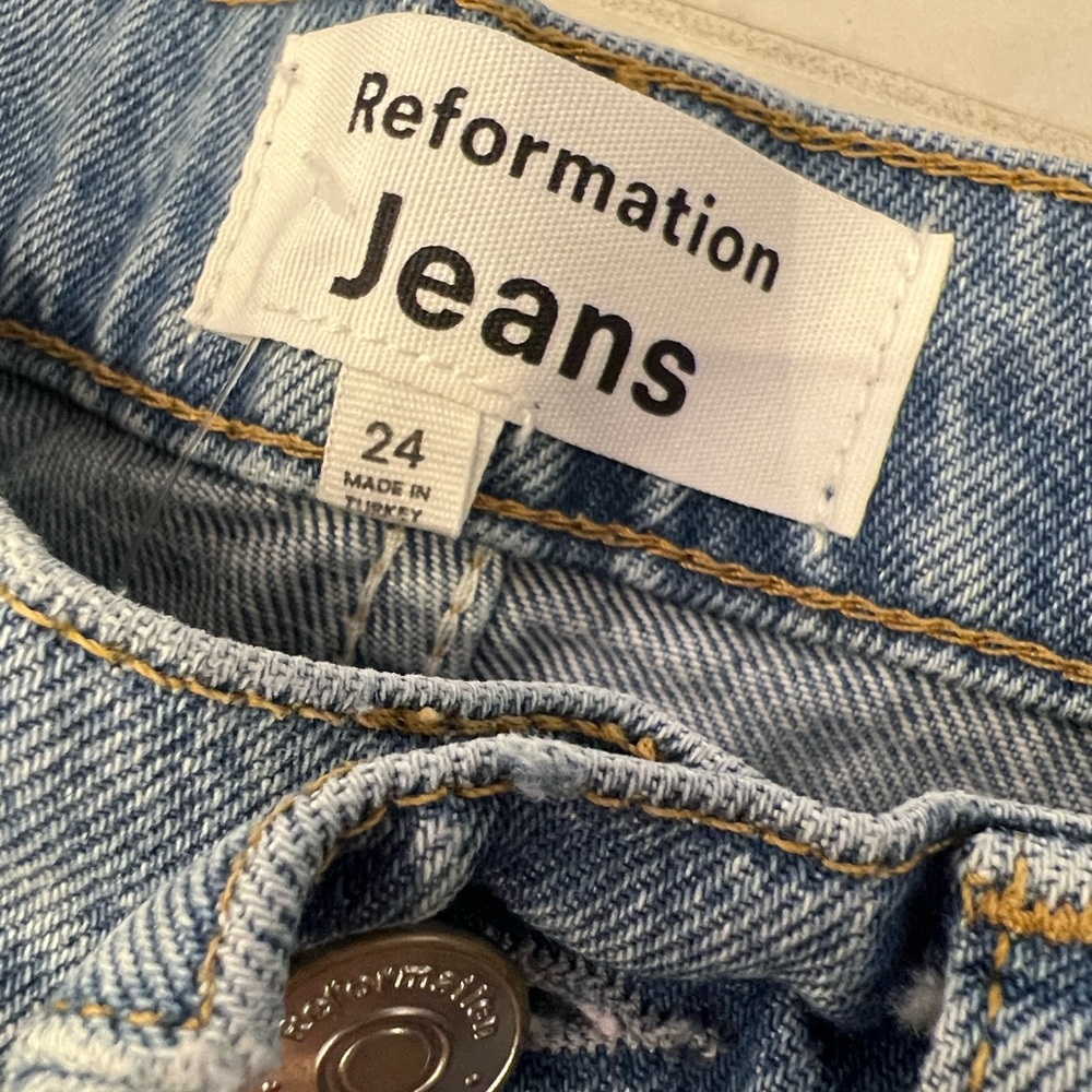 Reformation Wilder High Rise Wide Leg Jeans - Picture 6 of 10